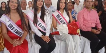 Responsables de las ferias de Sabana de Mendoza presentes en misa a la virgen del Carmen