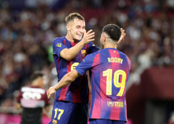 1-3. Los debutantes Bardghji y ‘Dro’ se lucen en el estreno del Barça 2025-26