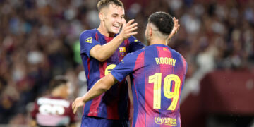 1-3. Los debutantes Bardghji y ‘Dro’ se lucen en el estreno del Barça 2025-26