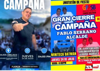 Con actos de calle cierran campaña electoral en Motatán