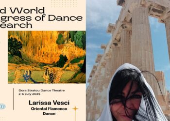 Larissa Vesci participa en el 63º Congreso Mundial de la Danza en Atenas