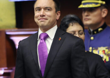 Noboa objeta reforma a ley de Ecuador que eliminaba la paridad en binomios presidenciales