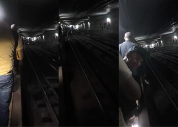 Falla en el Metro de Caracas obligó a usuarios a caminar por los túneles entre Sabana Grande y Plaza Venezuela
