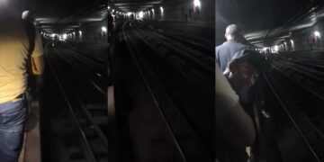 Falla en el Metro de Caracas obligó a usuarios a caminar por los túneles entre Sabana Grande y Plaza Venezuela