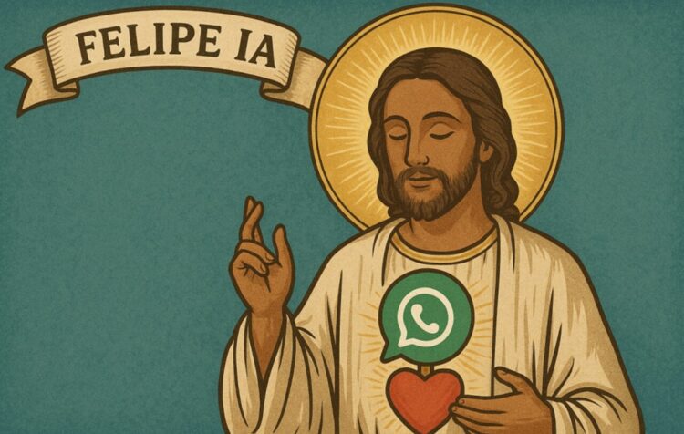 Felipe IA como objetivo acercar a los usuarios al encuentro personal con Cristo | Foto: Imagen generada en ChatGPT / Perú 21