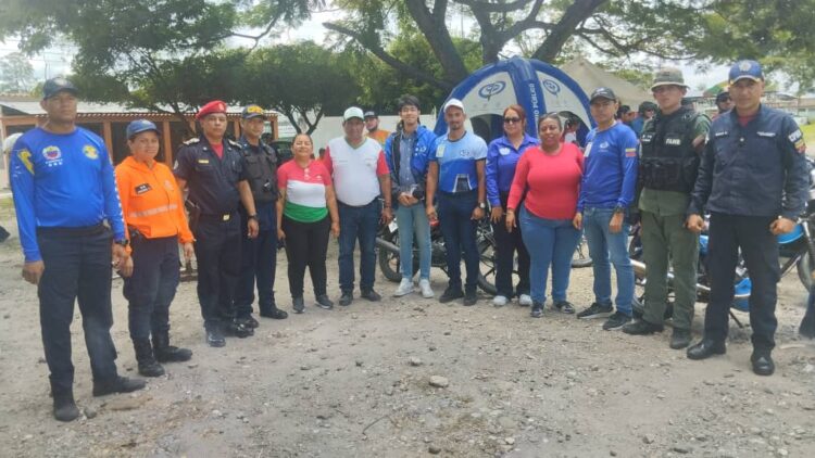 Aspecto de asistentes a la jornada del Ministerio Publico de Trujillo y alcaldía de Bolívar “Conduce por la vida”