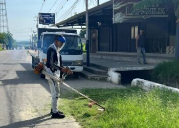 Alcaldía de Sucre continua con jornadas de ornato y mantenimiento del alumbrado público