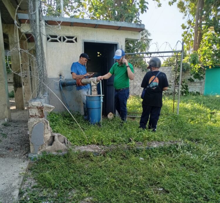 La estación El Chorrito sufrió severos daños con la tormenta eléctrica sucedida.