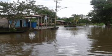Orinoco a centímetros de la alerta roja en Delta Amacuro: 57 familias incomunicadas