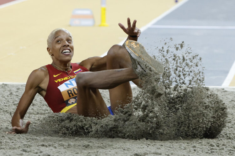 Foto de archivo de la atleta venezolana Yulimar Rojas. EFE/Javier Etxezarreta