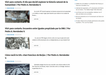 DIARIO LOS ANDES, TODA UNA ESCUELA EN EL PERIODISMO TRUJILLANO | Pedro A. Hernández V.
