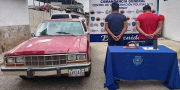 Aprehendidos dos sujetos por porte ilícito de arma de fuego en Pampán