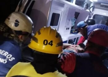 Motociclista resultó herido al caer 200 metros por una pendiente en Boconó 
