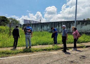 Concejales de Rafael Rangel inspeccionan daños de la barda perimetral del Cementerio de Betijoque