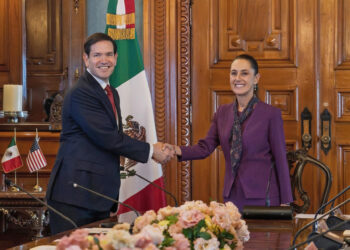 Sheinbaum recibe a Marco Rubio en medio de la ofensiva de EE.UU. contra el narcotráfico