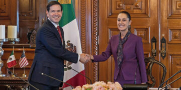 Sheinbaum recibe a Marco Rubio en medio de la ofensiva de EE.UU. contra el narcotráfico