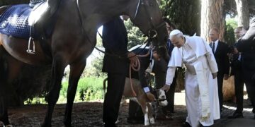 El papa inauguró ‘Borgo Laudato si’, proyecto ecologista del Vaticano en Castel Gandolfo