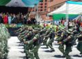 Con desfile militar conmemoran 215 aniversario de Mérida