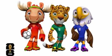 La FIFA presenta a Maple, Zayu y Clutch, las mascotas oficiales del Mundial 2026