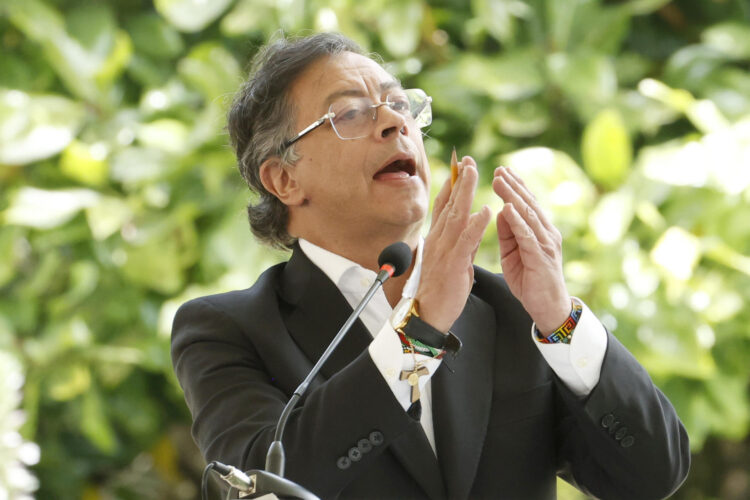 Fotografía de archivo del presidente de Colombia, Gustavo Petro. EFE/ Mauricio Dueñas Castañeda