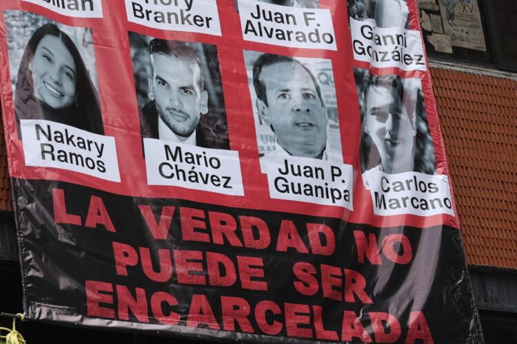 El CNP documenta 18 trabajadores de la prensa detenidos en Venezuela | Foto: Pedro Mattey / AFP