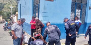 Accidente vial en el centro de Boconó deja una persona lesionada 
