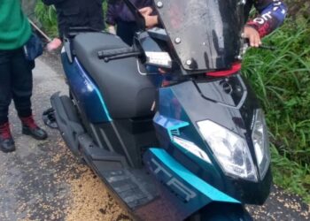 Derrape de moto deja dos lesionados en Boconó 
