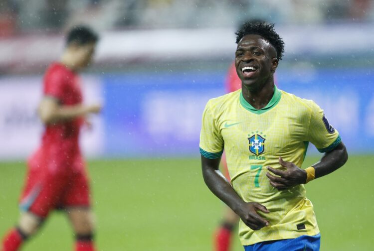 Vinícius Jr., jugador de Brasil y del Real Madrid. EFE/EPA/JEON HEON-KYUN