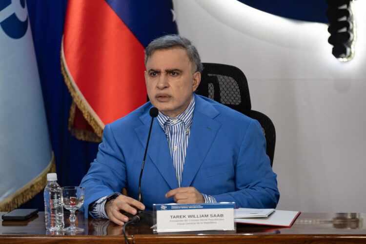 El fiscal general de Venezuela, Tarek William Saab, en una foto de archivo. EFE/ Ronald Pena R