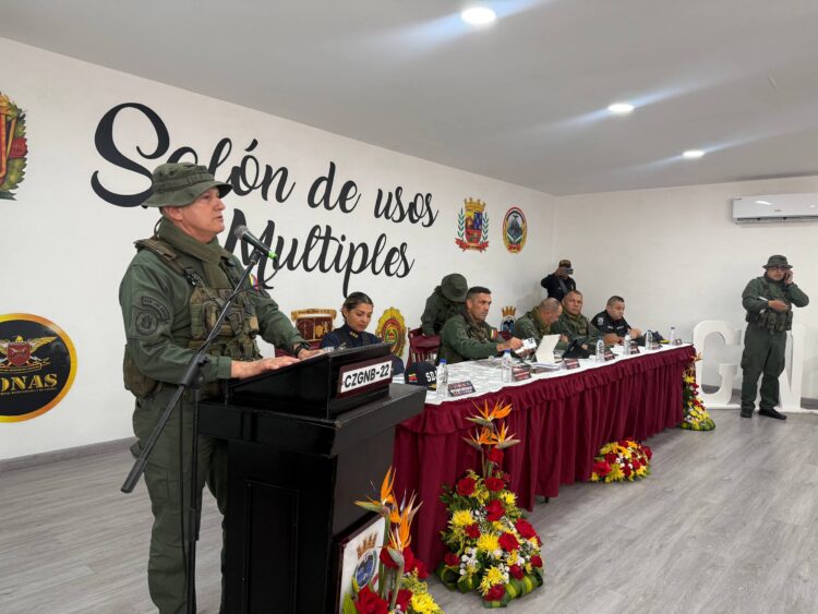 Comandante de la Zona Operativa de Defensa Integral n.° 22 (ZODI), Bencir Eloy Guerrero.