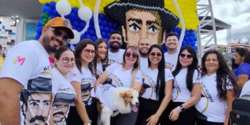 TRUJILLO | Artistas venezolanos rinden un solemne homenaje a San JGH con un monumental mural de más de 17 mil globos