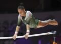 Nemour Kaylia consigue el oro mundial de gimnasia artística en la modalidad de asimétricas