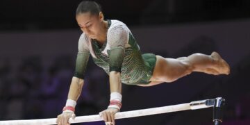 Nemour Kaylia consigue el oro mundial de gimnasia artística en la modalidad de asimétricas