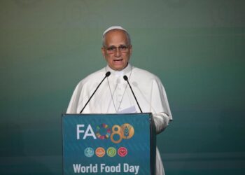 El papa ante la FAO: «Que millones de personas vivan con hambre es un fracaso colectivo»