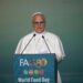 El papa ante la FAO: «Que millones de personas vivan con hambre es un fracaso colectivo»