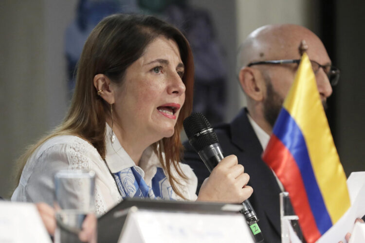 La Defensora del Pueblo de Colombia, Iris Marín, en una fotografía de archivo. EFE/ Carlos Ortega