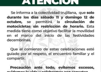 Flexibilizan horario de circulación de motocicletas por inicio de festividades decembrinas