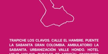 Conoce la ruta de la  caminata de la Sociedad Anticancerosa de Boconó