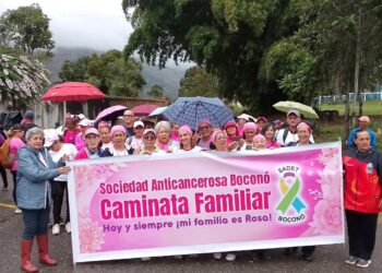 Con éxito se realizó caminata de la Sociedad Anticancerosa de Boconó