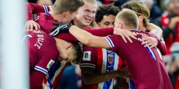 4-1. Haaland y Sorloth acercan a Noruega al Mundial