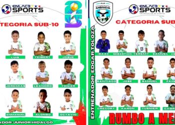 EFM “Carlos Chuecos” de Motatán “va con todo” al  Mundialito Kids Mérida 2025