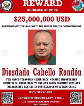 EE.UU. designa al Cartel de los Soles como grupo terrorista