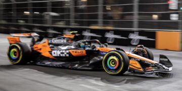 Norris marca la pauta en la primera jornada de libres