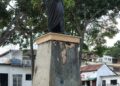 Sigue deteriorándose pedestal de la Plaza Bolívar de Betijoque ante indiferencia de autoridades municipales