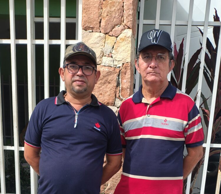 Rafael Durán exconcejal de Sucre y el Cronista de la misma jurisdicción Williams Castellanos.