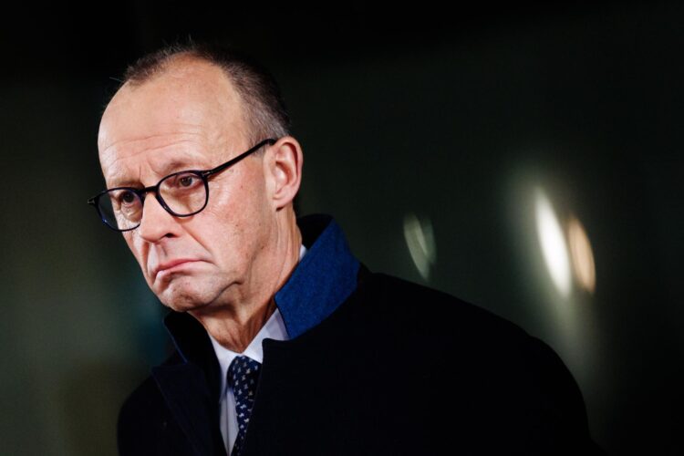 El canciller alemán Friedrich Merz , Alemania, 09 de diciembre de 2025.