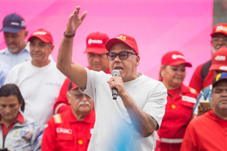 Fotografía de archivo del presidente de la Asamblea Nacional de Venezuela (AN), Jorge Rodríguez. EFE/ Miguel Gutiérrez