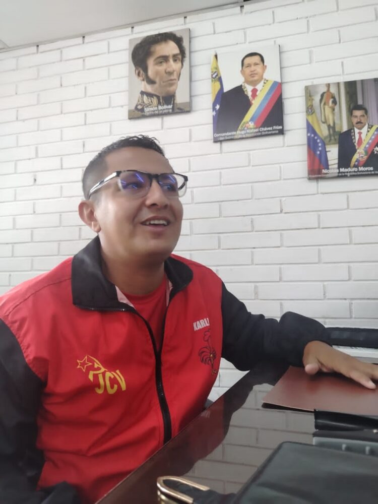 Akardy Salas: Coordinador Nacional de la JPCV
