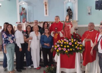 Medicos Católicos presentes en Misa Especial en honor a Santa Lucía mártir
