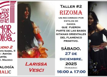 Larissa Vesci culmina el año con taller en Madrid